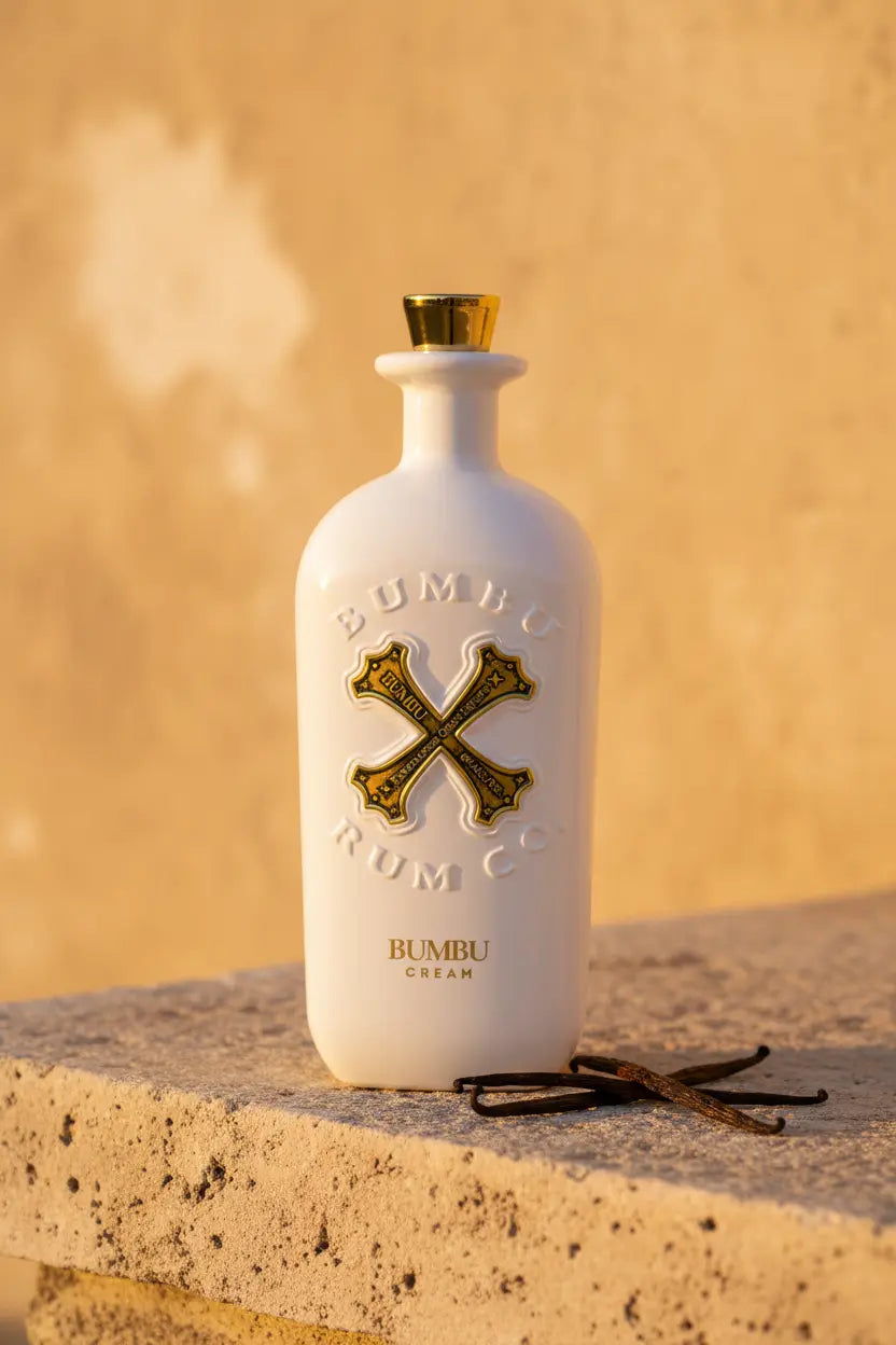 Bumbu Crème Rum Cream Liqueur 700mL white bottle.