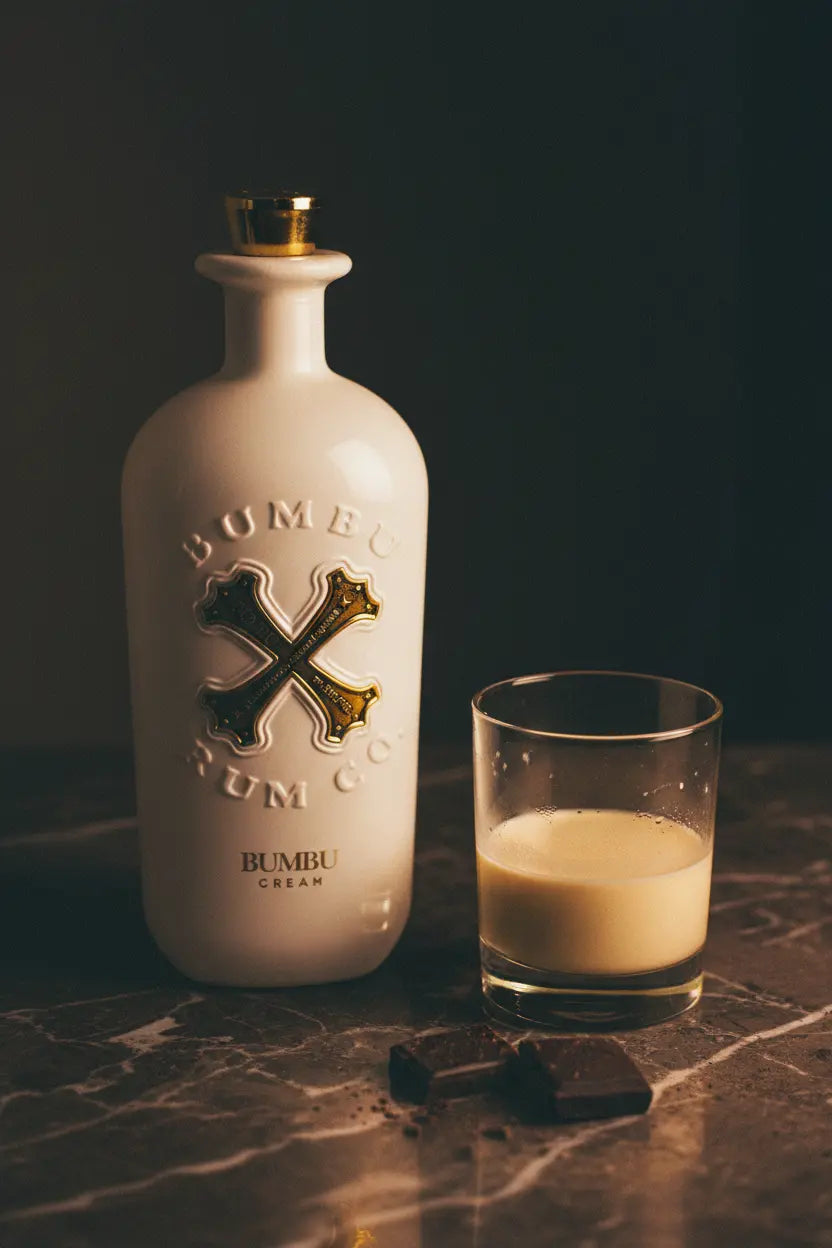 Bumbu Crème Rum Cream Liqueur 700mL white bottle.