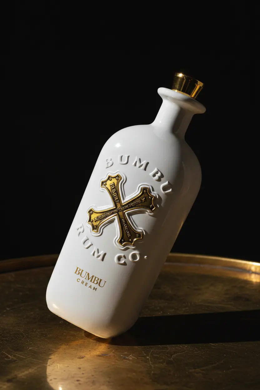Bumbu Crème Rum Cream Liqueur 700mL white bottle.