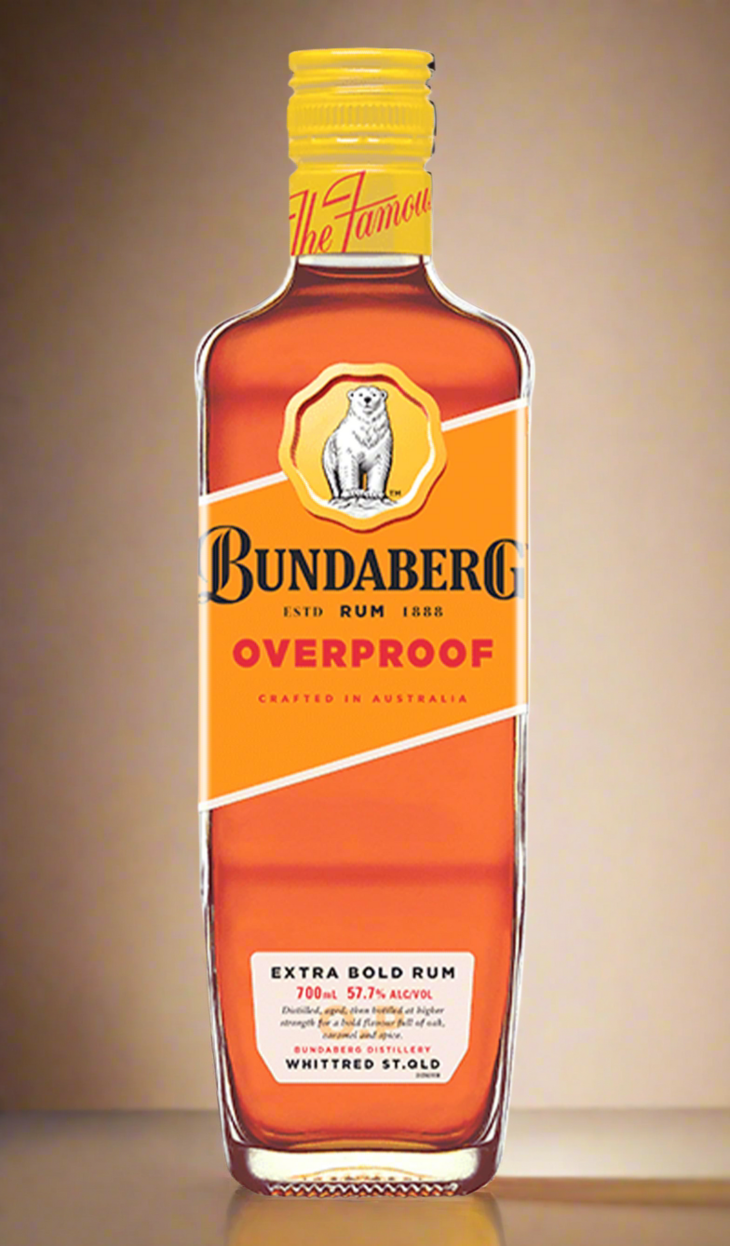 Find out more or buy Bundaberg Rum Overproof 57.7% online at Wine Sellers Direct - Australia’s independent liquor specialists.