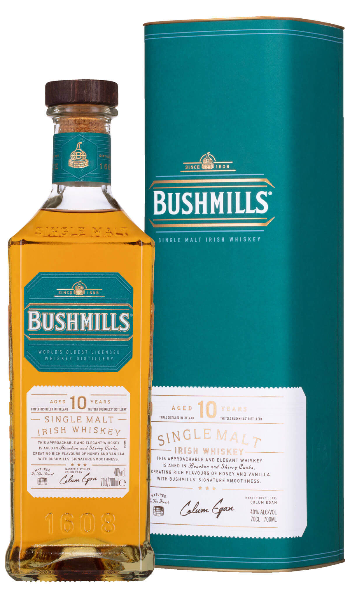 Find out more or buy Bushmills Single Malt 10 Year Irish Whiskey 700ml online at Wine Sellers Direct - Australia’s independent liquor specialists.