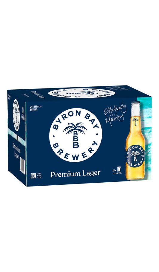 Find out more, explore the range and purchase Byron Bay Brewery Premium Lager 24x355ml Bottles Slab online at Wine Sellers Direct - Australia's independent liquor specialists.