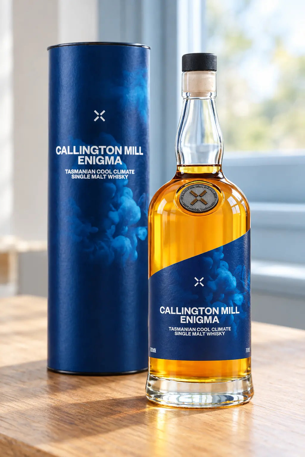 Callington Mill Enigma Single Malt Whisky 700mL bottle from Tasmania