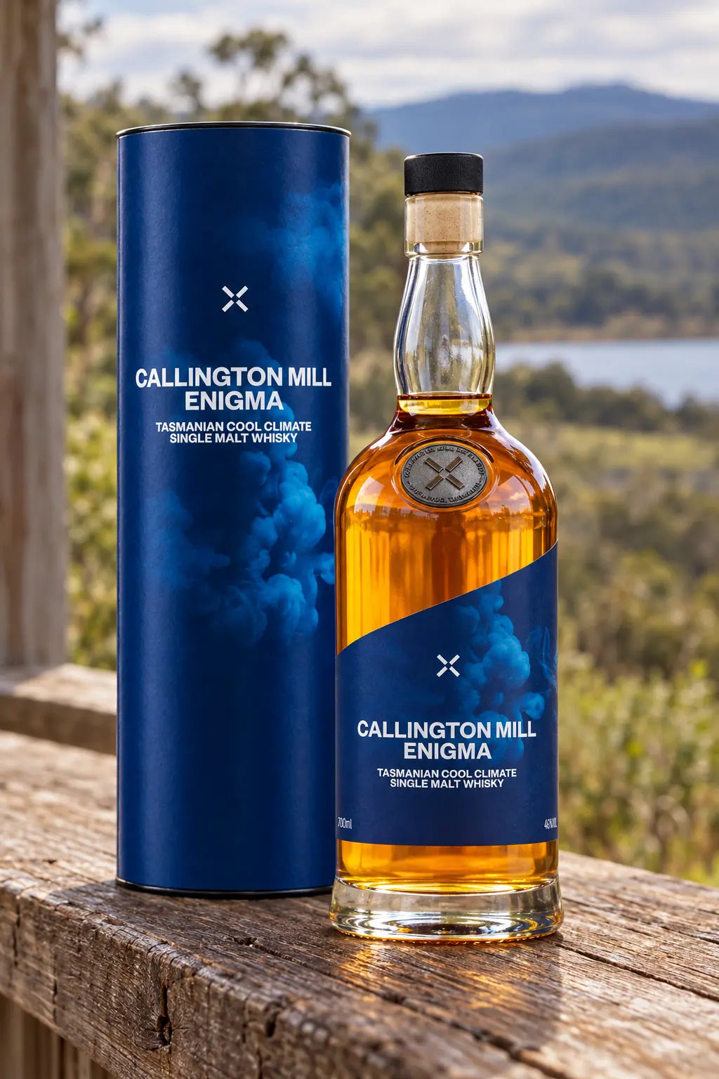 Callington Mill Enigma Single Malt Whisky 700mL bottle from Tasmania