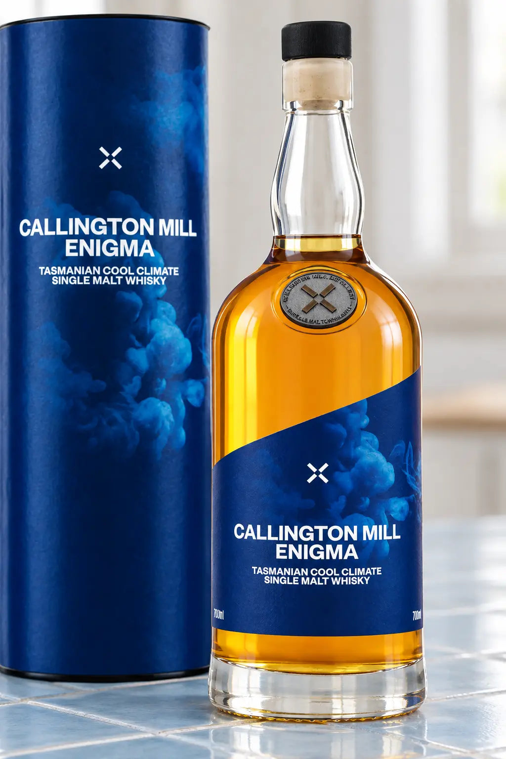 Callington Mill Enigma Single Malt Whisky 700mL bottle from Tasmania
