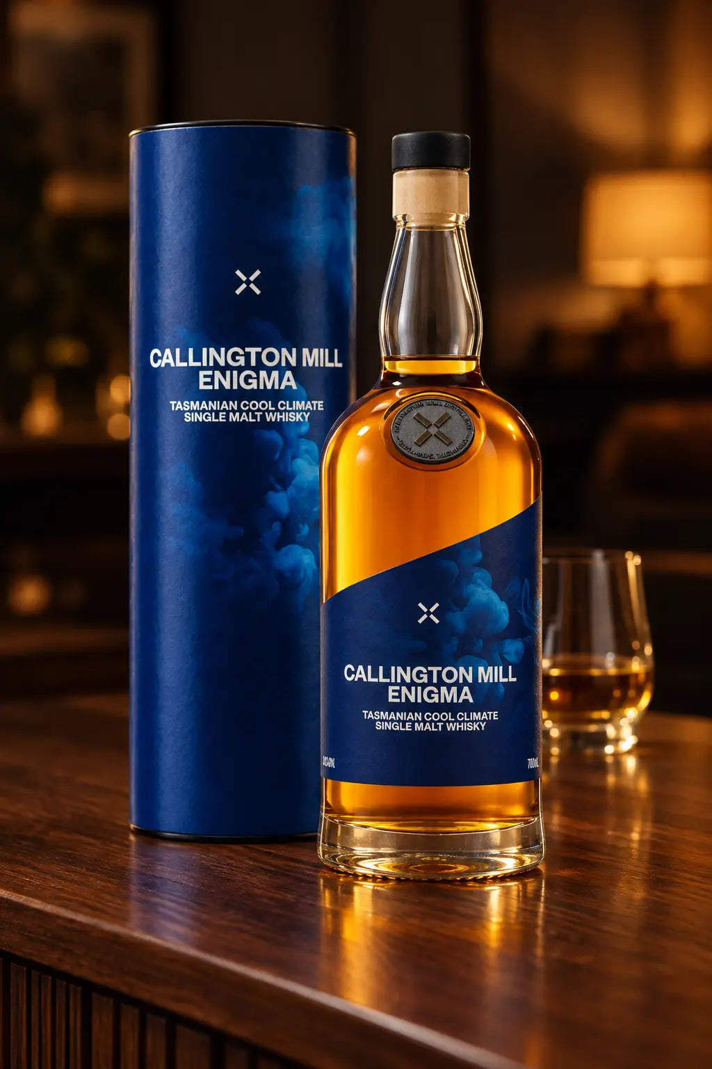 Callington Mill Enigma Single Malt Whisky 700mL bottle from Tasmania