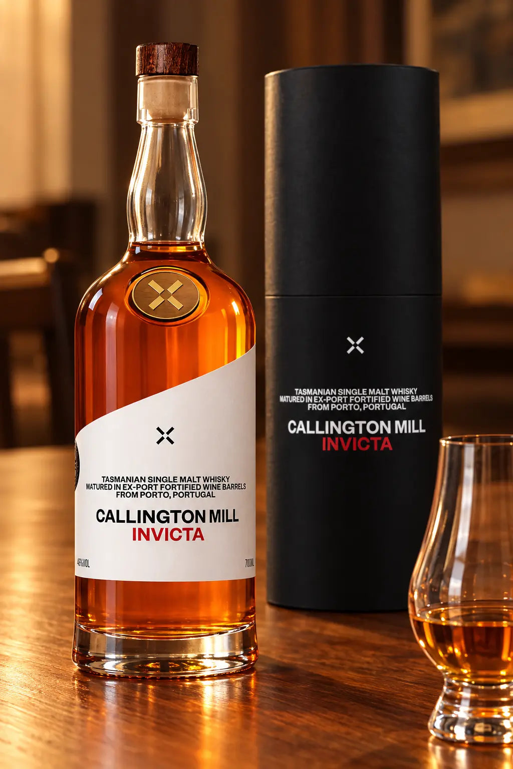Callington Mill Invicta Single Malt Whisky 700mL bottle fromTasmania