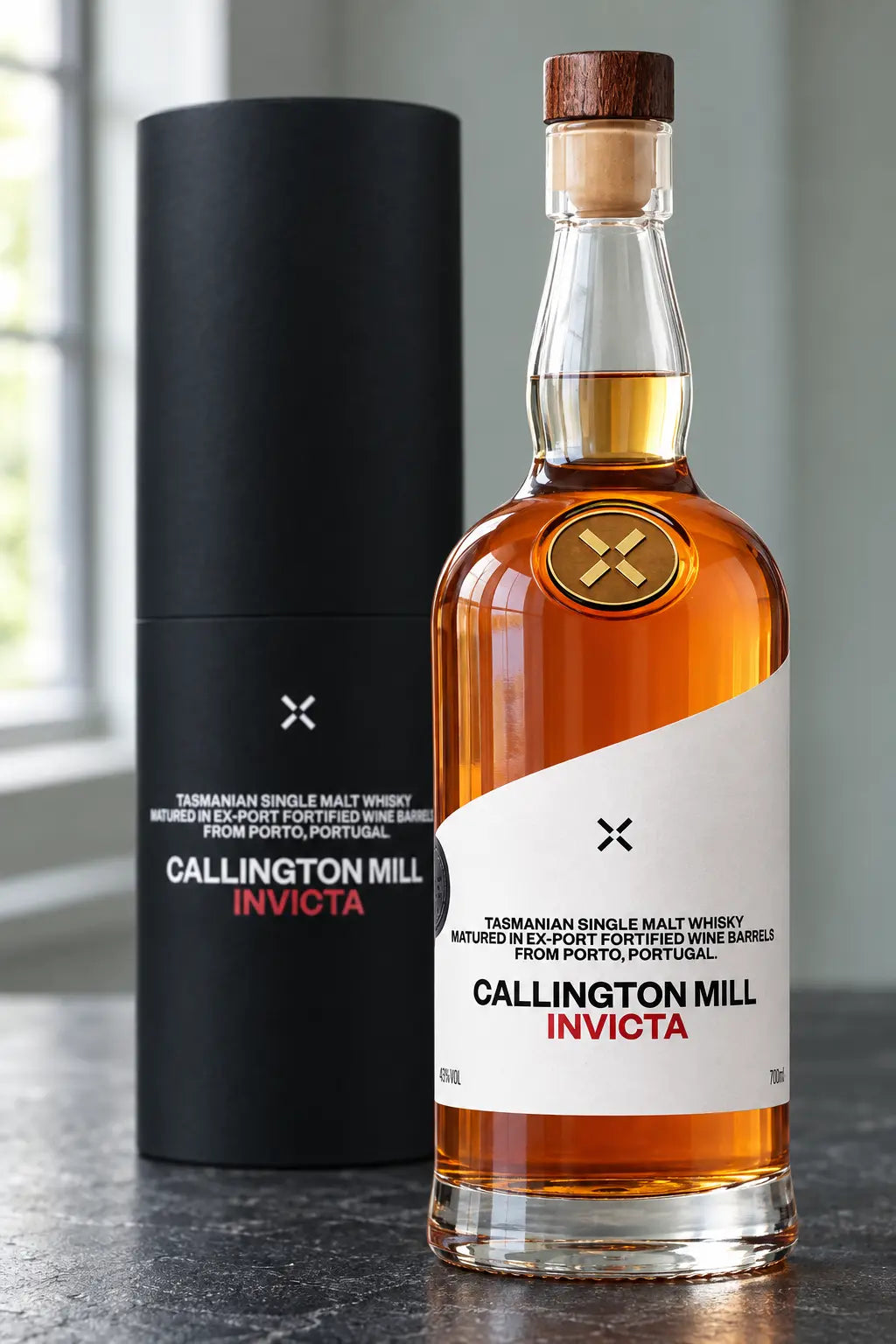 Callington Mill Invicta Single Malt Whisky 700mL bottle fromTasmania