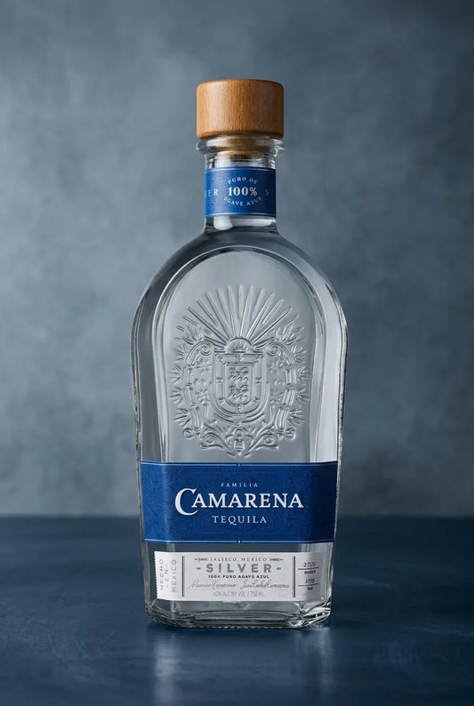 Camarena Tequila Silver 700mL bottle – 100% Blue Weber agave tequila from Jalisco, Mexico