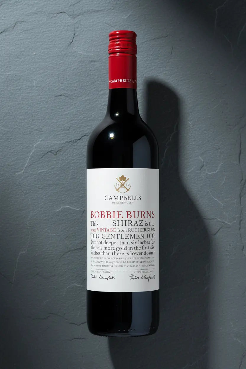 Find out more or buy Campbells Bobbie Burns Shiraz 2022 (Rutherglen) online at Wine Sellers Direct's best prices.