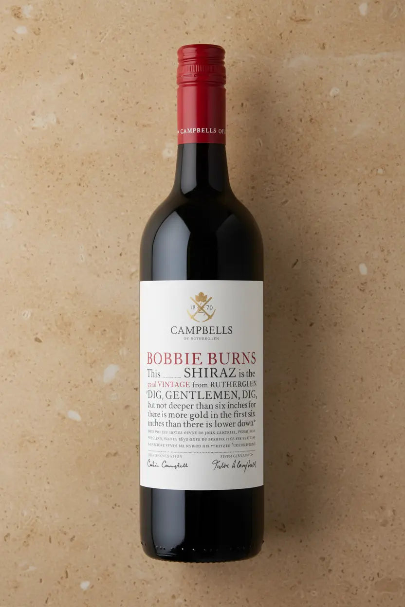 Find out more or buy Campbells Bobbie Burns Shiraz 2022 (Rutherglen) online at Wine Sellers Direct's best prices.
