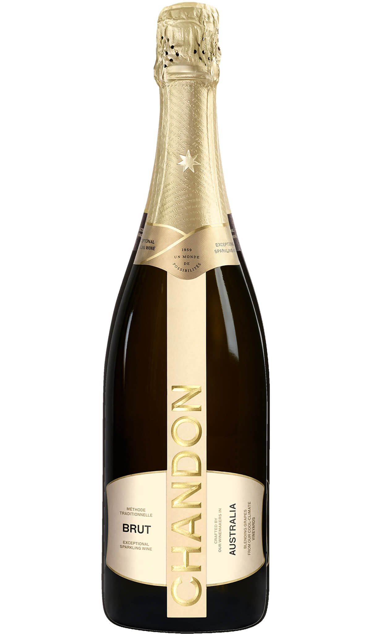 Find out more or buy Chandon Sparkling Brut NV 750ml online at Wine Sellers Direct - Australia’s independent liquor specialists.