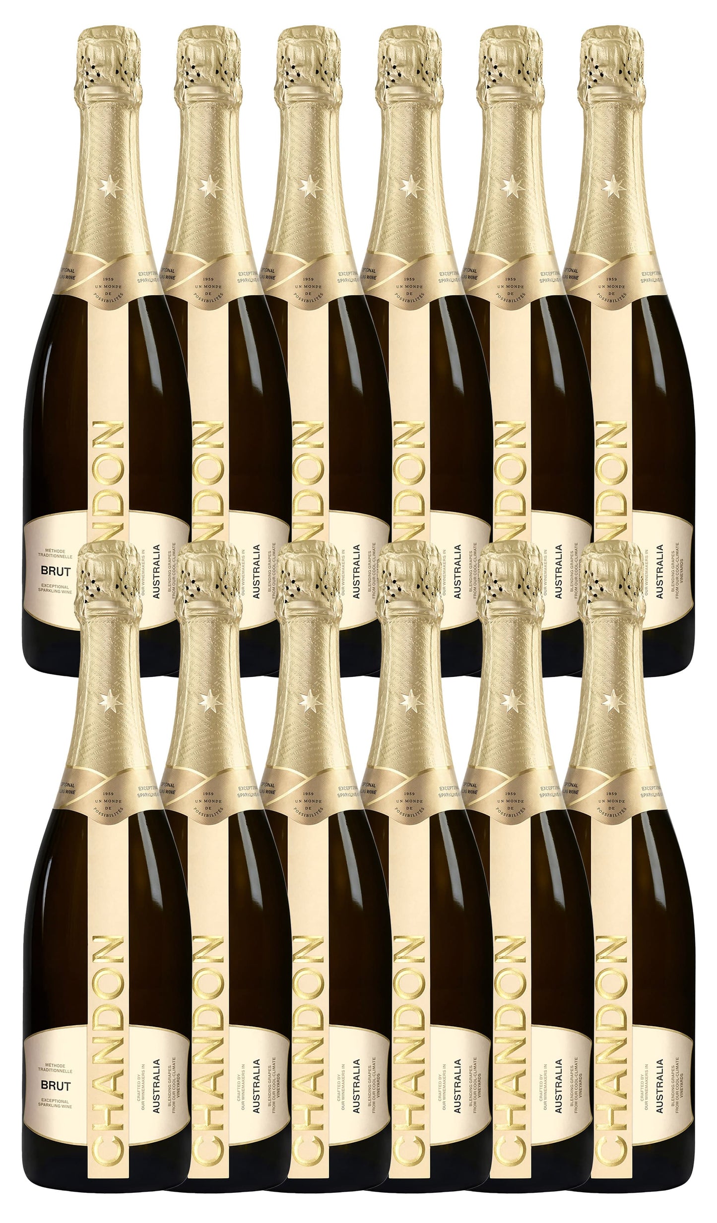 Buy Chandon Sparkling Brut NV 750ml Dozen Deal at Wine Sellers Direct's best prices.