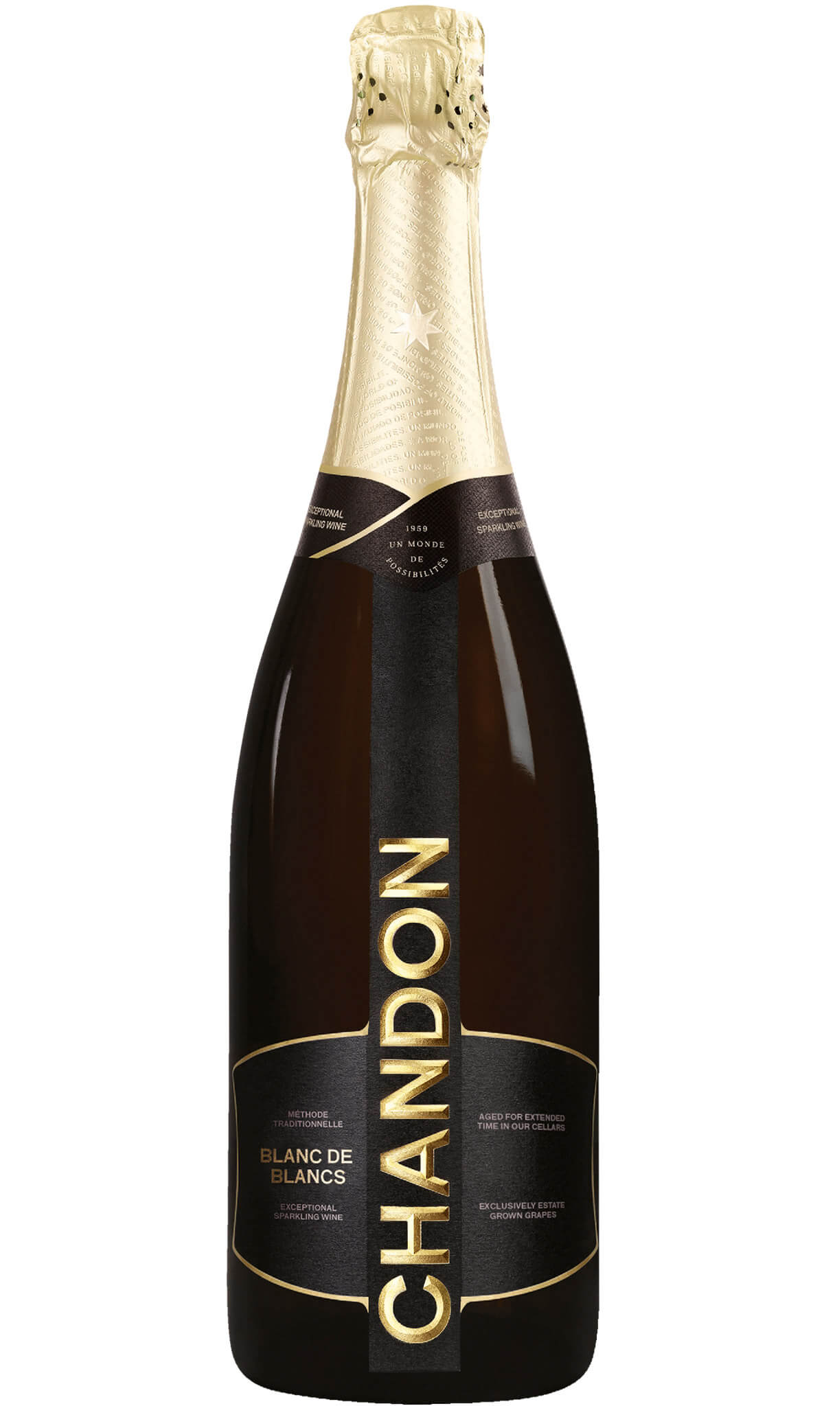 Find out more or purchase Chandon Vintage Blanc De Blancs 2017 online at Wine Sellers Direct - Australia's independent liquor specialists.