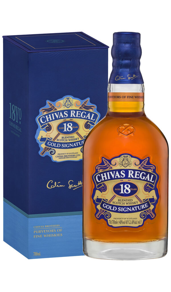 Find out more or buy Chivas Regal 18 Year Old Gold Signature Scotch Whisky 700mL online at Wine Sellers Direct - Australia’s independent liquor specialists.