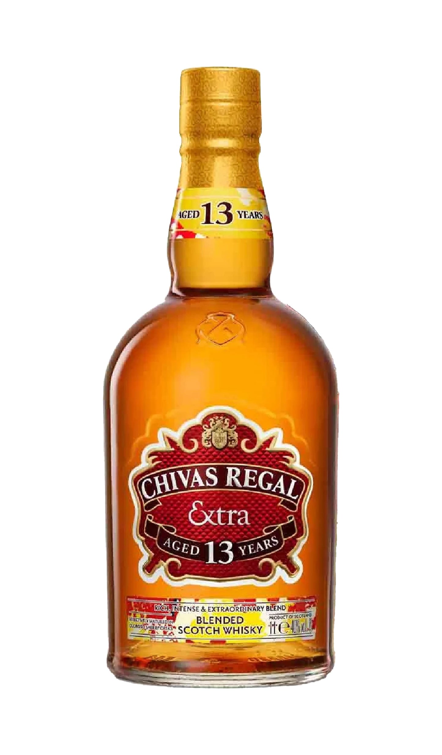 Buy Chivas Regal Extra Blended Scotch Whisky Aged 13 Years 1000mL available at Australia's independent liquor specialists Wine Sellers Direct - offering their best prices.