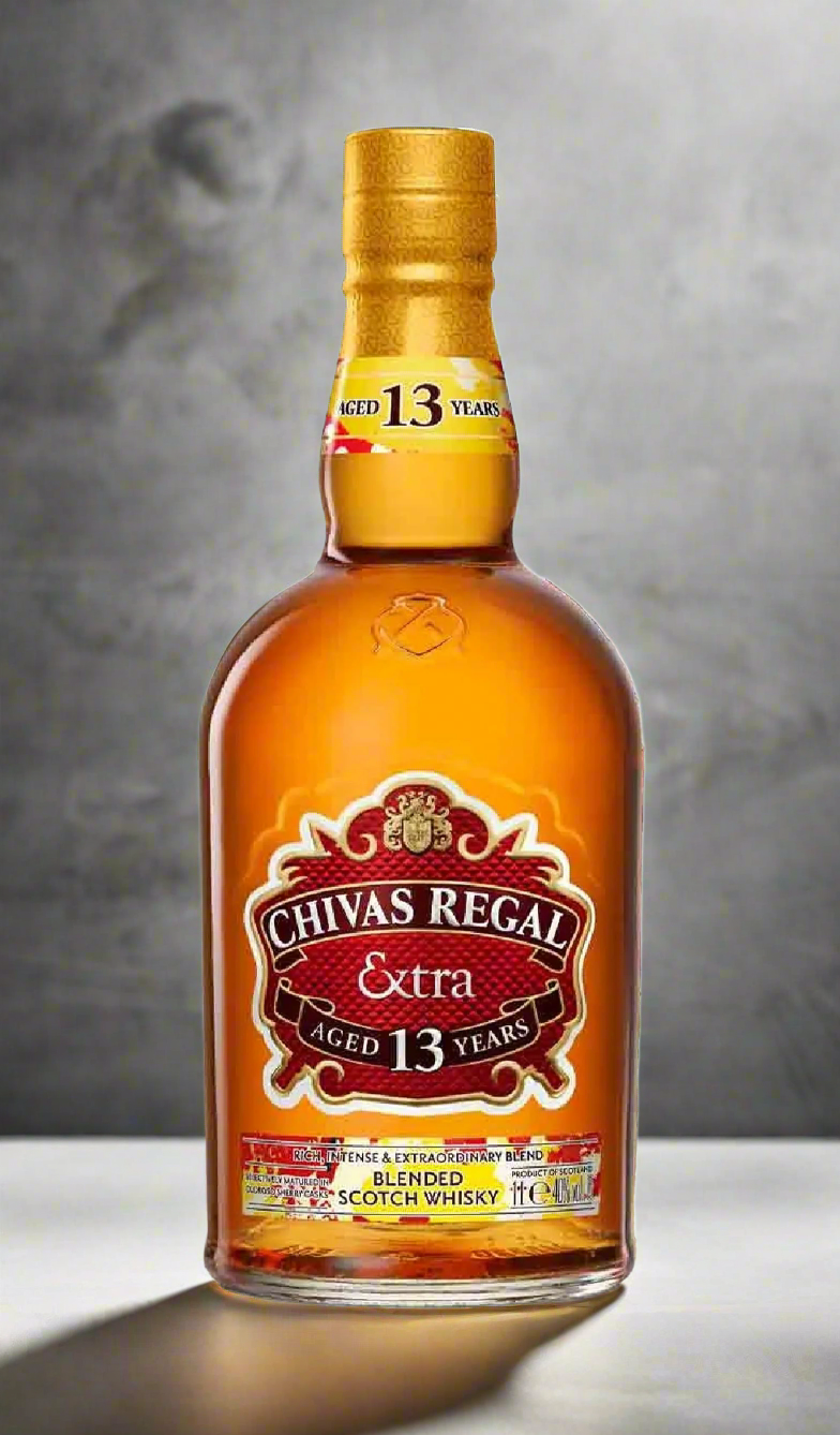 Buy Chivas Regal Extra Blended Scotch Whisky Aged 13 Years 1000mL available at Australia's independent liquor specialists Wine Sellers Direct - offering their best prices.