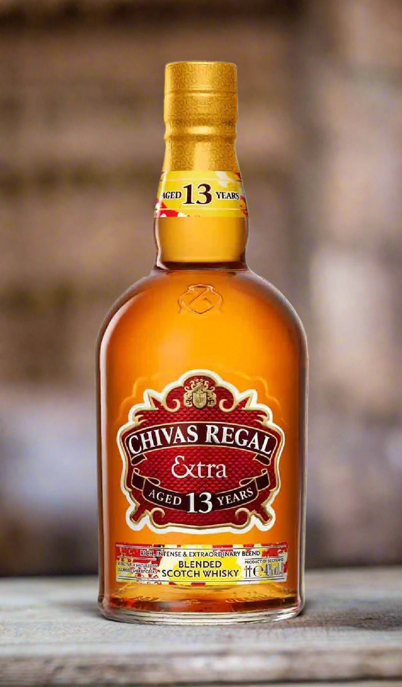 Buy Chivas Regal Extra Blended Scotch Whisky Aged 13 Years 1000mL available at Australia's independent liquor specialists Wine Sellers Direct - offering their best prices.