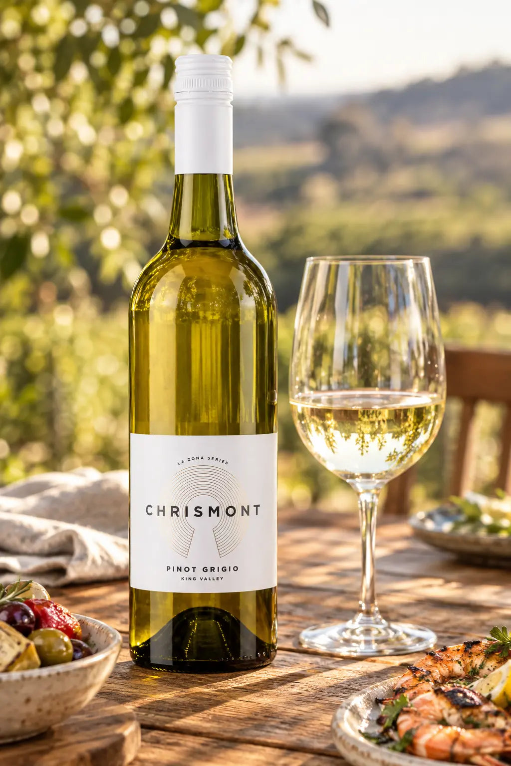 Chrismont La Zona Pinot Grigio 2026 750mL bottle of white wine from King Valley