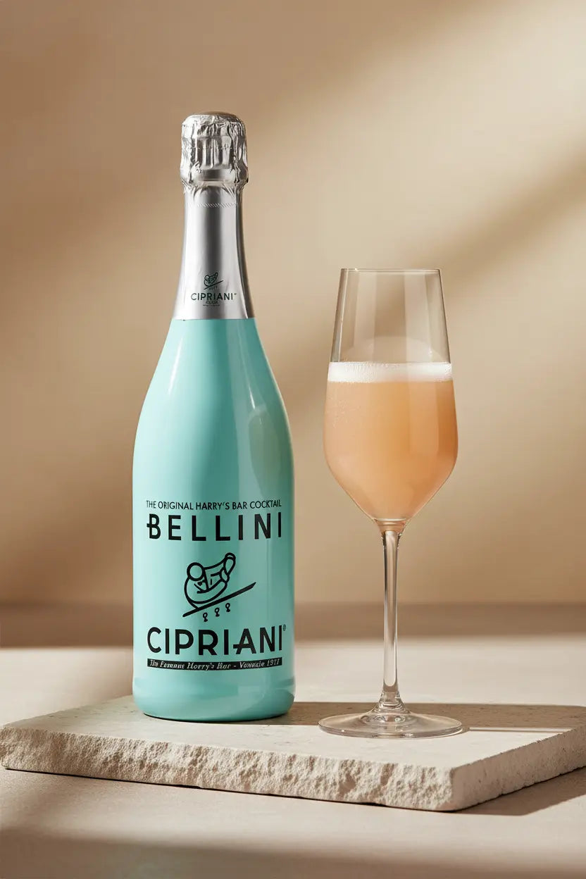 Buy Bellini Cipriani Peach Prosecco Cocktail NV 750ml online at Wine Sellers Direct's best prices.