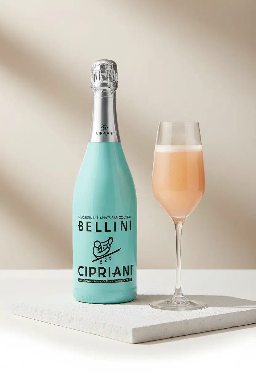 Buy Bellini Cipriani Peach Prosecco Cocktail NV 750ml online at Wine Sellers Direct's best prices.
