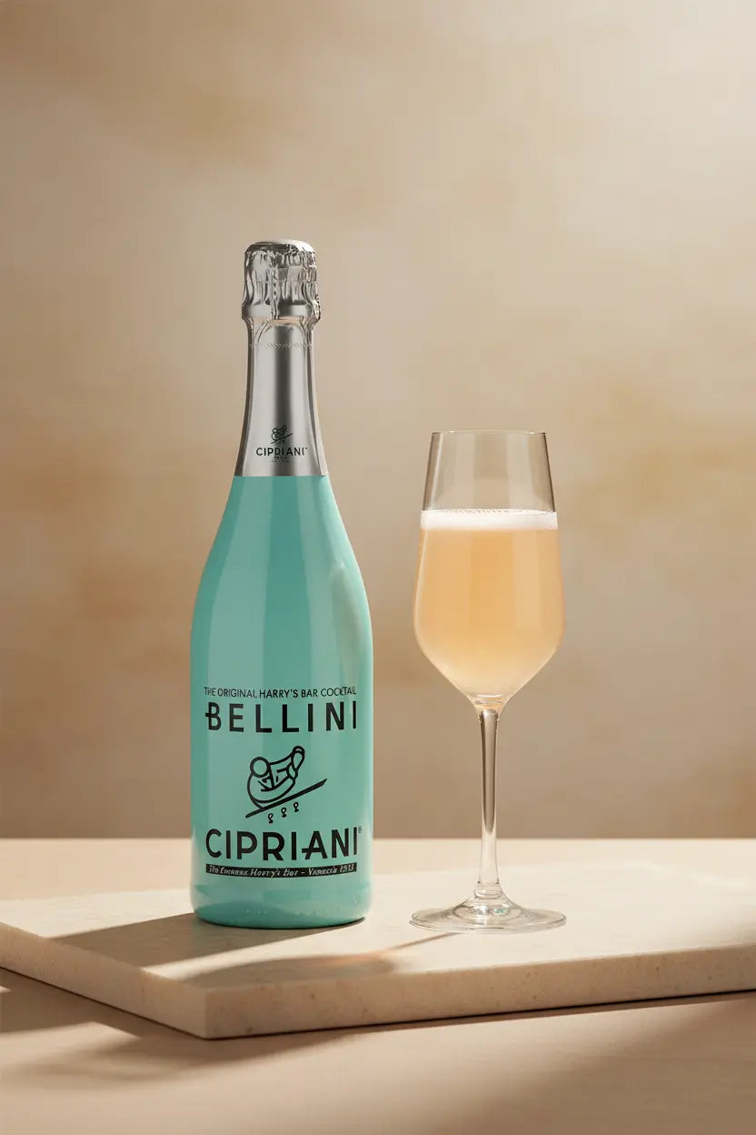 Buy Bellini Cipriani Peach Prosecco Cocktail NV 750ml online at Wine Sellers Direct's best prices.