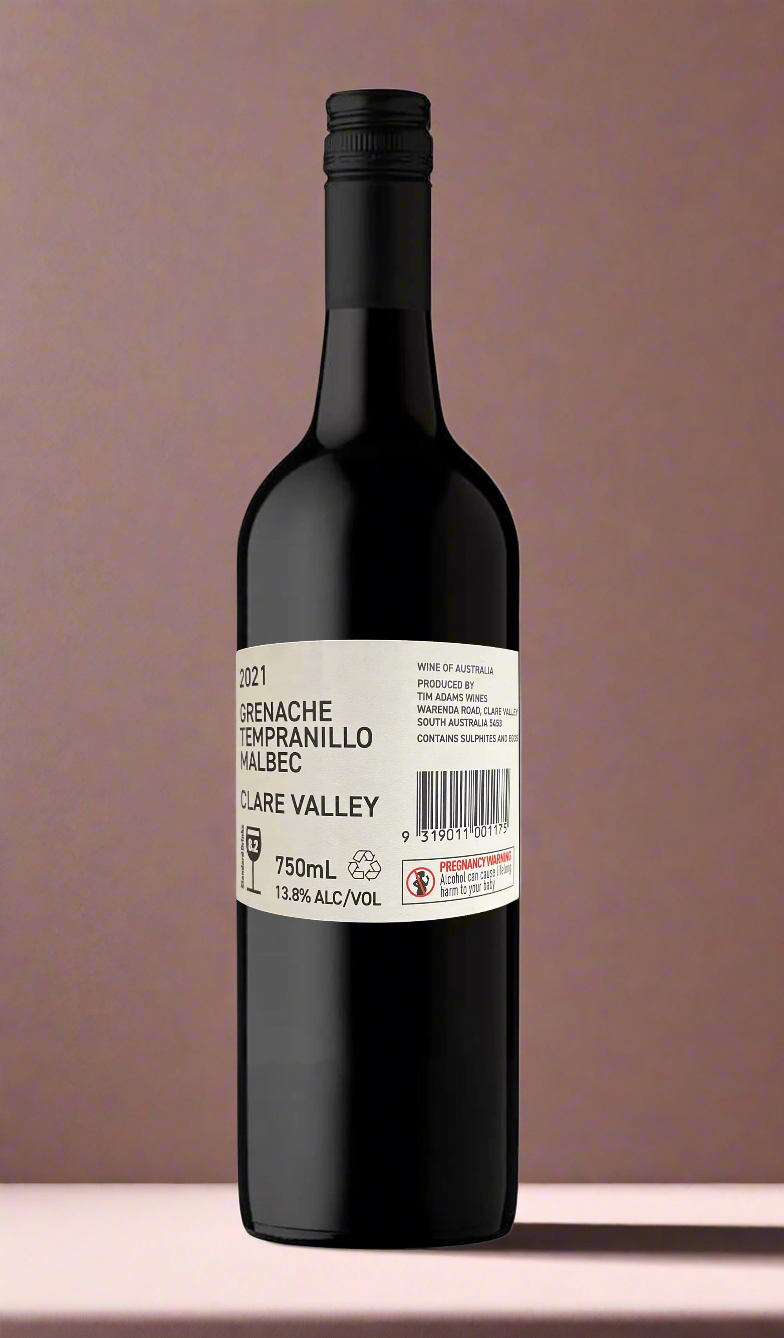 Find out more, explore the range and purchase Tim Adams Cleanskin Grenache Tempranillo Malbec 2021 (Clare Valley) available online at Wine Sellers Direct's best prices - Australia's independent liquor specialists.