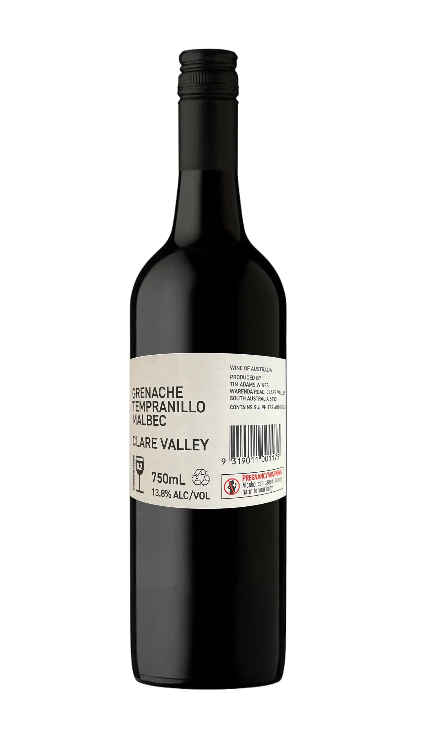 Find out more and buy Tim Adams Cleanskin Grenache Tempranillo Malbec 2022 Clare Valley online at Wine Sellers Direct's best prices.