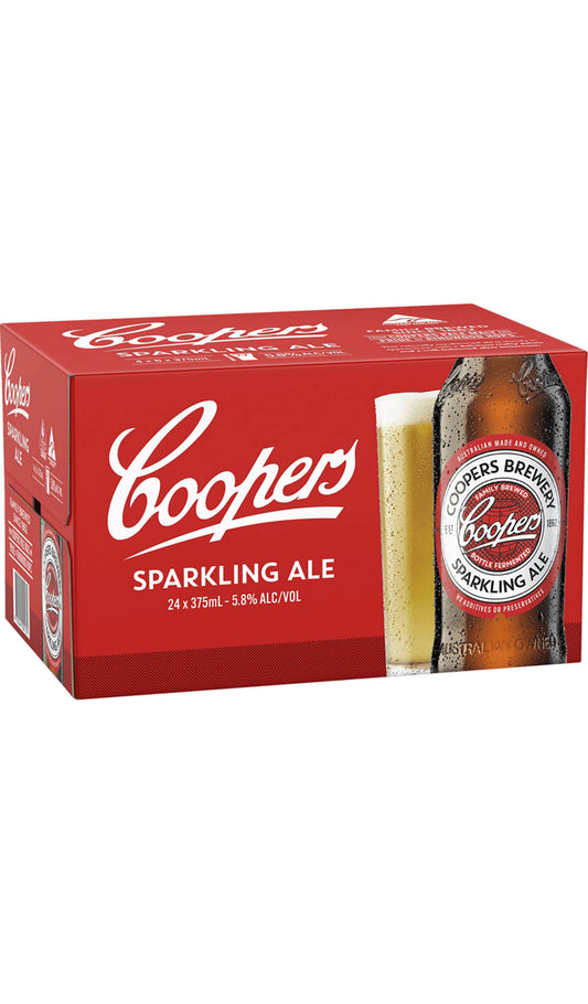 Find out more, explore the range and purchase Coopers Sparkling Ale 24x375ml bottle slab online at Wine Sellers Direct - Australia's independent liquor specialists.