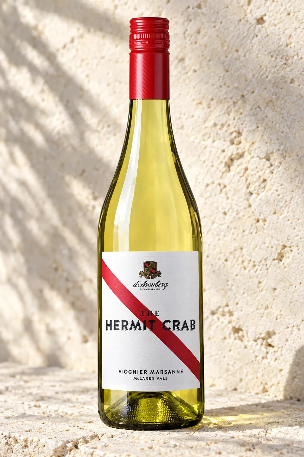 d'Arenberg The Hermit Crab Viognier Marsanne 2025 750mL bottle of white wine from McLaren Vale.