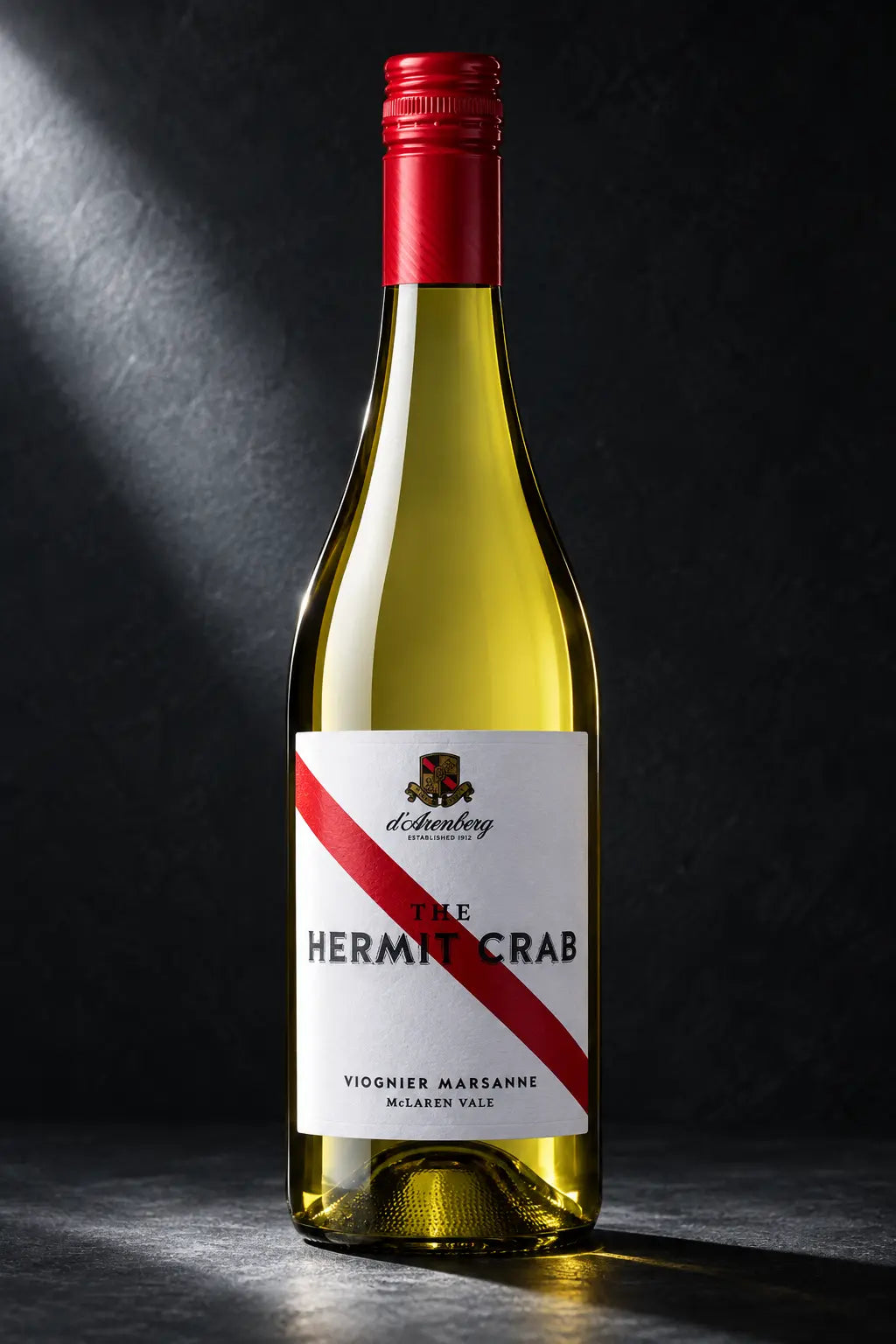 d'Arenberg The Hermit Crab Viognier Marsanne 2025 750mL bottle of white wine from McLaren Vale.