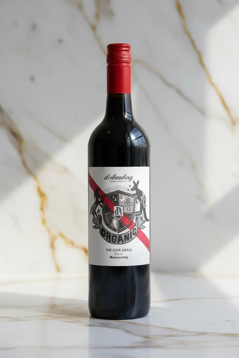 Buy d’Arenberg The Love Grass Organic Shiraz 2021 (McLaren Vale) online at Wine Sellers Direct.