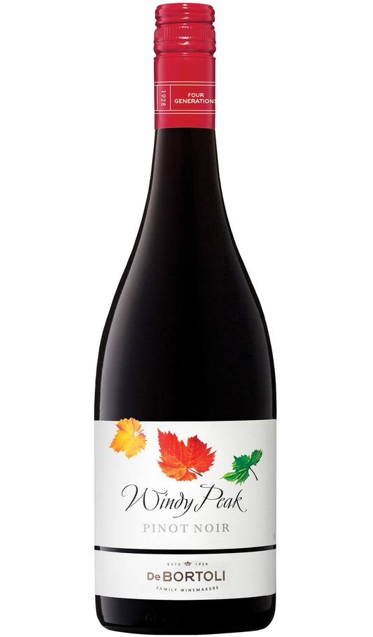 Find out more or buy De Bortoli Windy Peak Pinot Noir 2023 (Victoria) online at Wine Sellers Direct - Australia’s independent liquor specialists.