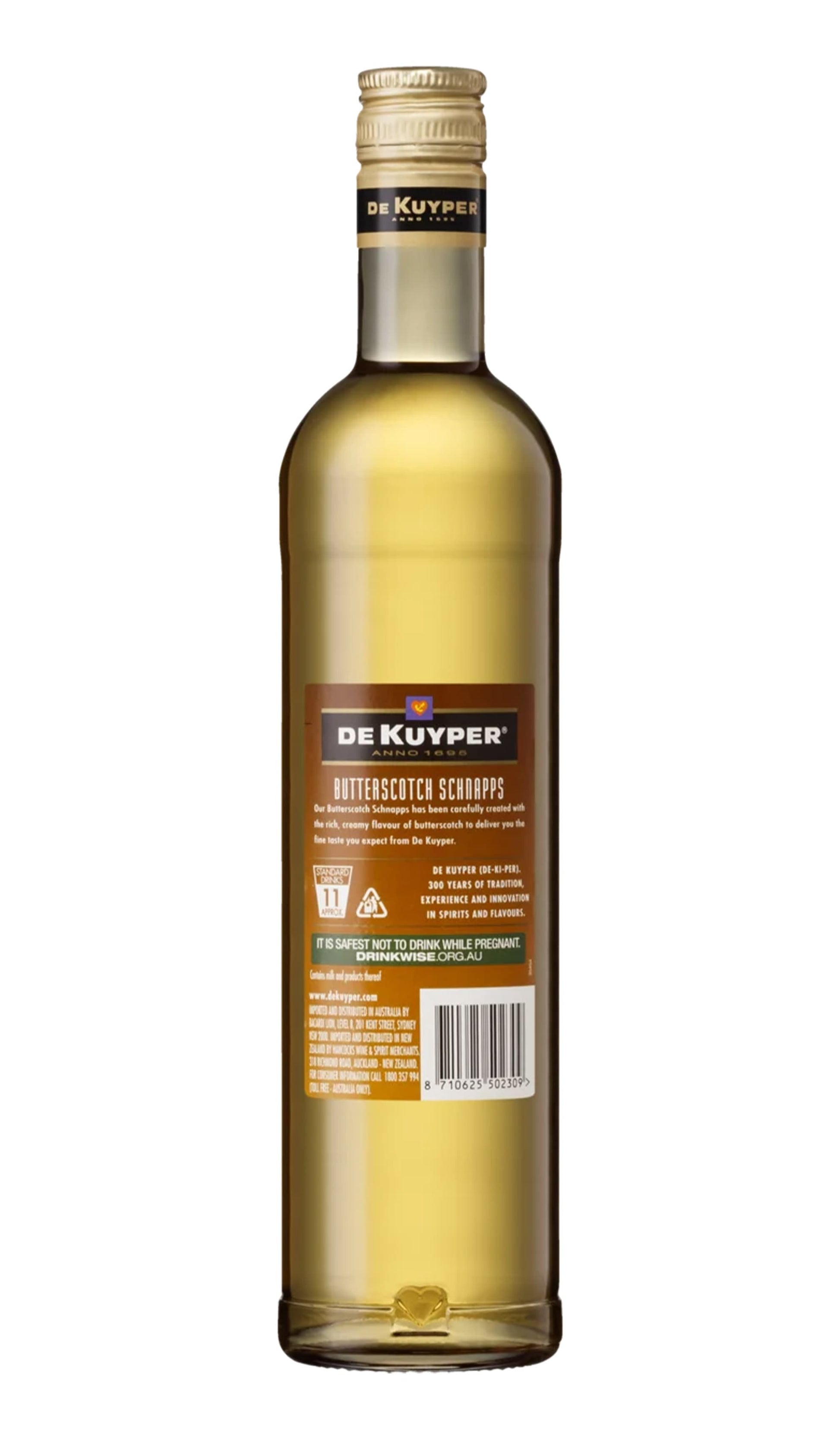 Find out more, explore the range and purchase De Kuyper Butterscotch Schnapps 700mL available online at Wine Sellers Direct - Australia's independent liquor specialists.