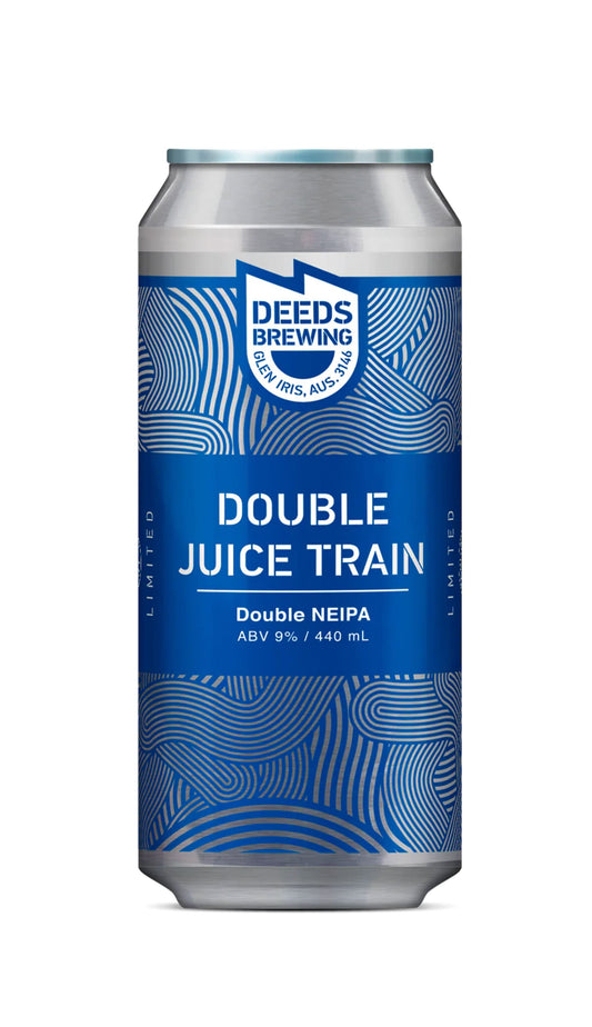 Find out more or buy Deeds Double Juice Train Double NEIPA 440ml online at Wine Sellers Direct - Australia’s independent liquor specialists.