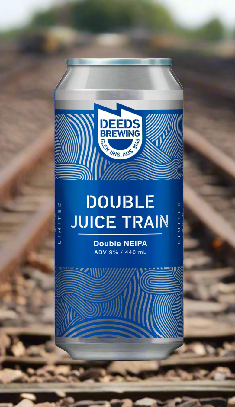 Find out more or buy Deeds Double Juice Train Double NEIPA 440ml online at Wine Sellers Direct - Australia’s independent liquor specialists.