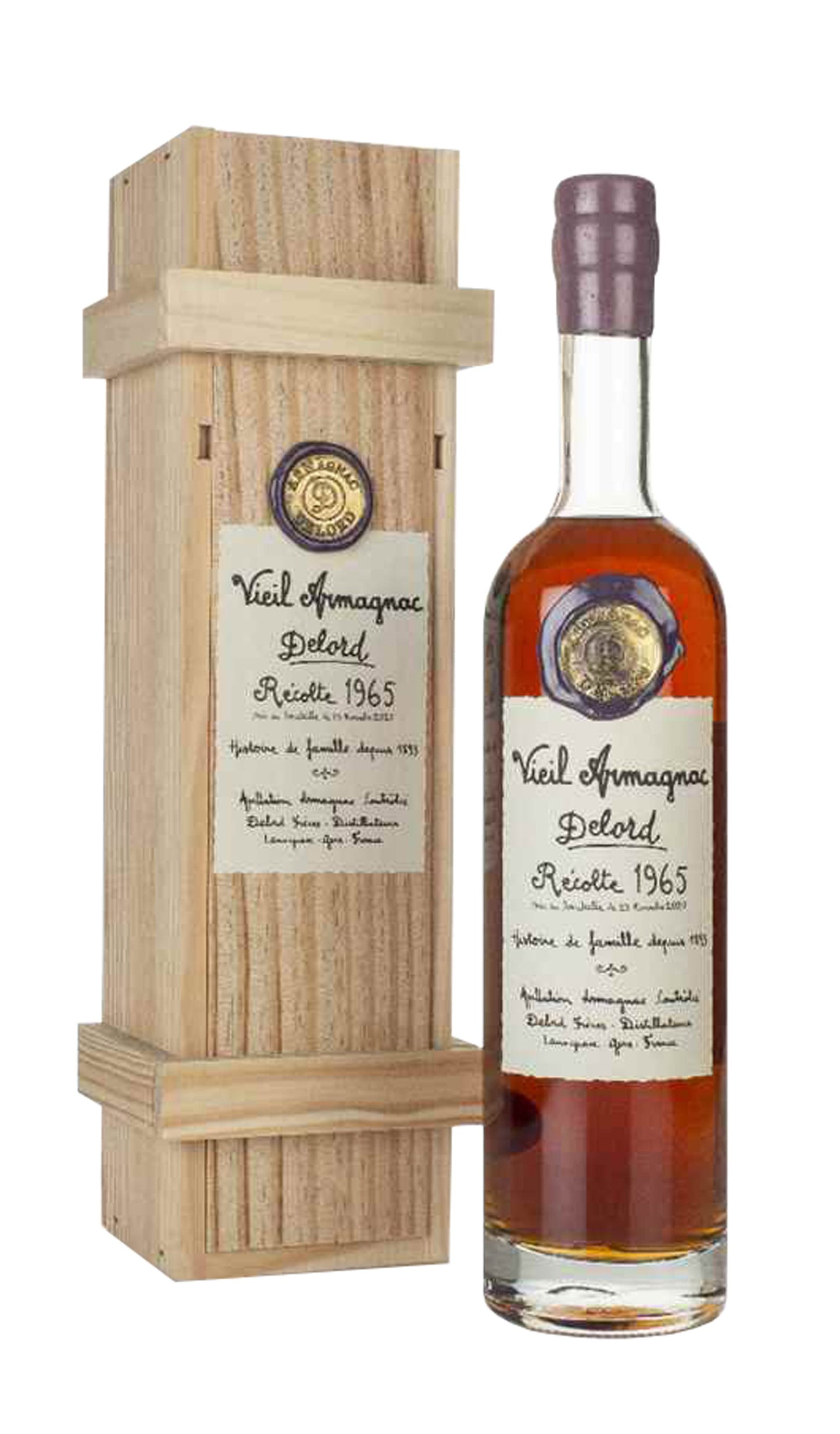 Find out more or buy Delord Vieil Armagnac 1965 700mL available in the wooden gift box at Wine Sellers Direct's best prices - Australia's independent liquor specialists.