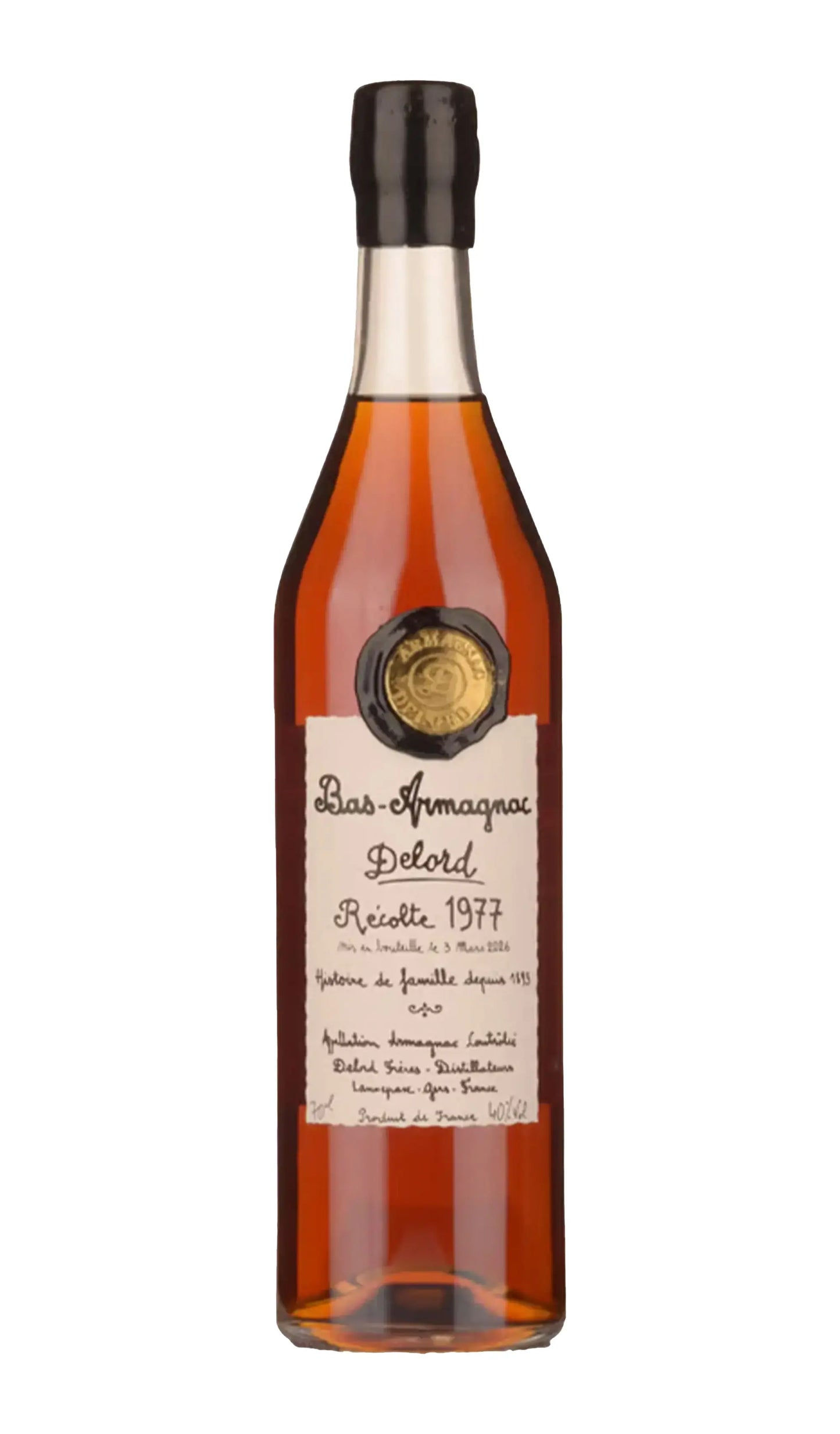 Buy Delord Bas Armagnac 1977 700ml online at Wine Sellers Direct's best prices.