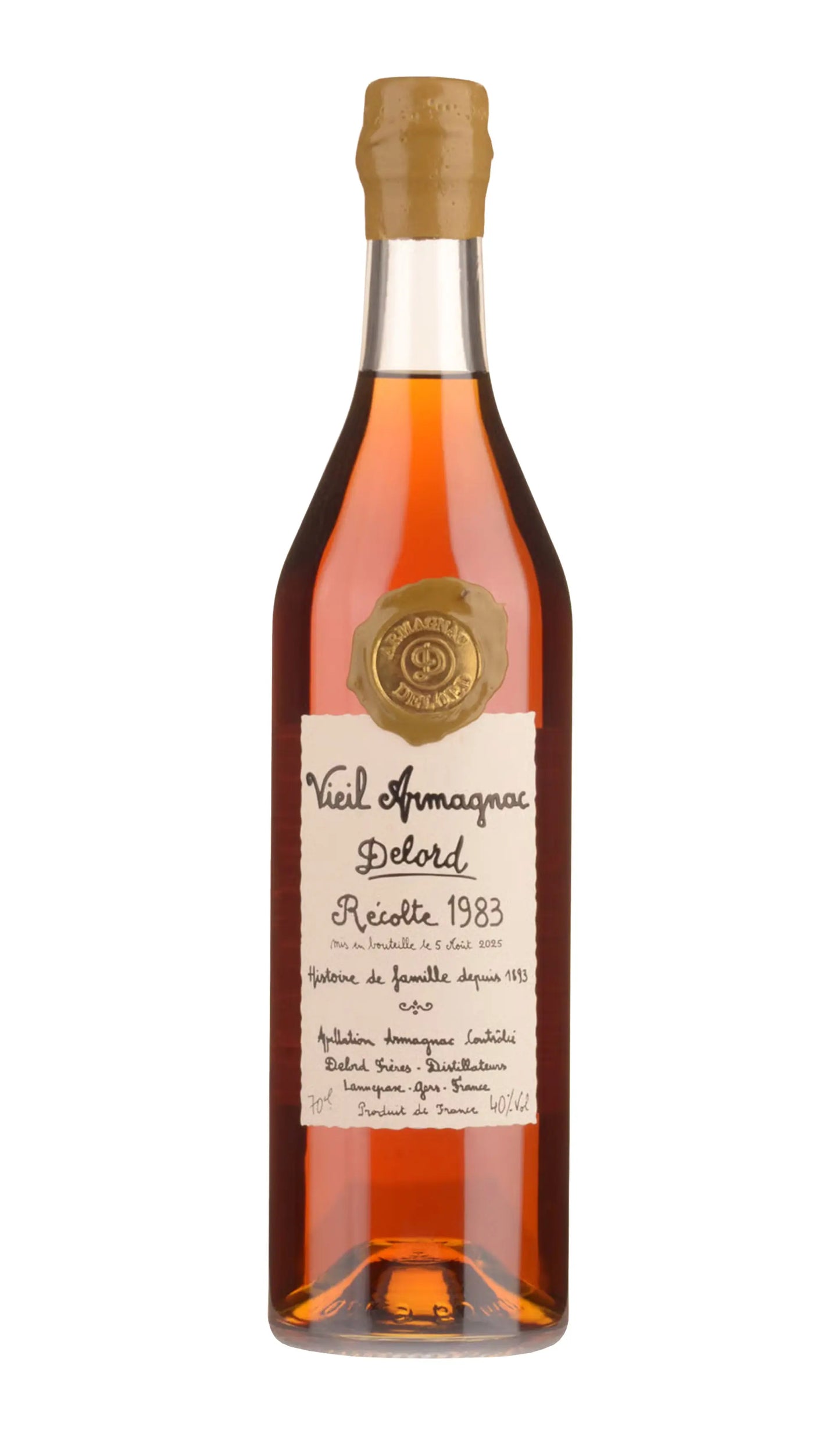 Buy Delord Vieil Armagnac 1983 700mL online at Wine Sellers Direct's best prices.