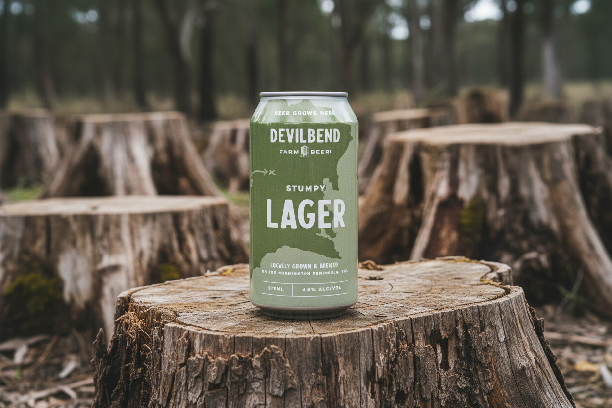 Find out more or buy Devilbend Stumpy Lager 375ml online at Wine Sellers Direct - Australia’s independent liquor specialists.