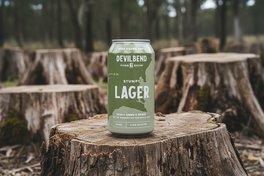 Find out more or buy Devilbend Stumpy Lager 375ml online at Wine Sellers Direct - Australia’s independent liquor specialists.