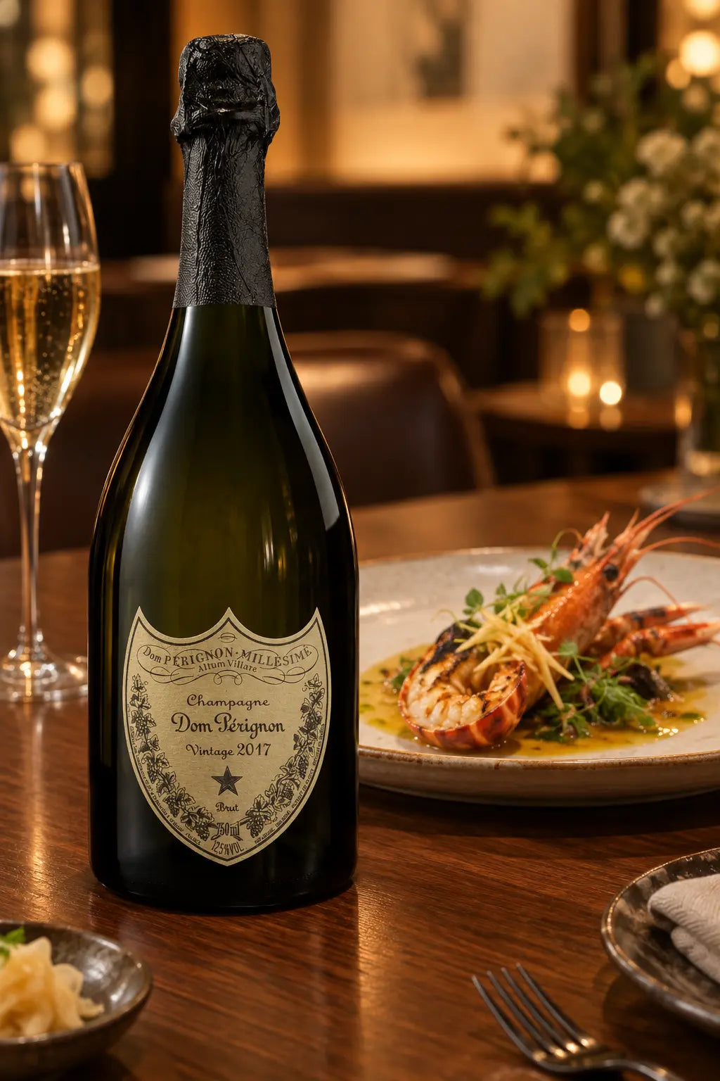 Dom Pérignon Vintage 2017 Champagne 750mL bottle of wine from France