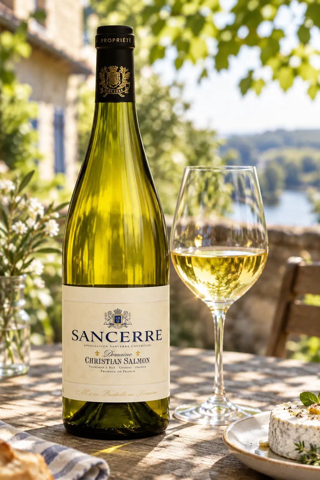 Domaine Christian Salmon Sancerre A.O.C. 2025 750mL bottle of white wine from Loire Valley, France.