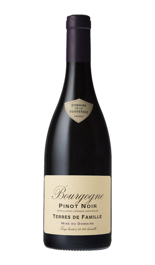 Find out more or buy Domaine De La Vougeraie Terres De Famille Pinot Noir 2019 (France) available at Wine Sellers Directs best prices - Australia's independent liquor specialists.