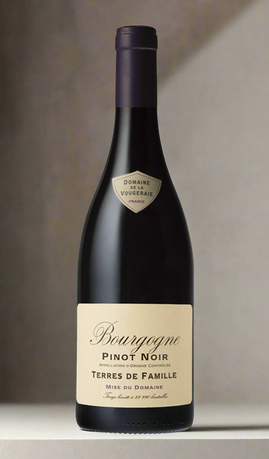 Find out more or buy Domaine De La Vougeraie Terres De Famille Pinot Noir 2019 (France) available at Wine Sellers Directs best prices - Australia's independent liquor specialists.