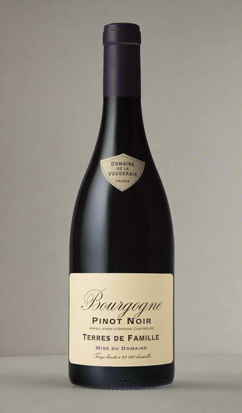 Find out more or buy Domaine De La Vougeraie Terres De Famille Pinot Noir 2020 (France) available at Wine Sellers Directs best prices - Australia's independent liquor specialists.