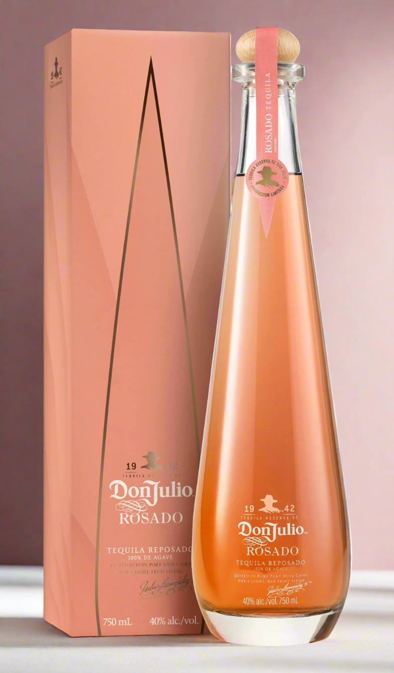 Find out more, explore the range and buy Don Julio Rosado Tequila Reposado 750ml (Limited Edition) available in-store or online at Wine Sellers Direct - Australia's independent liquor specialists and the best prices.