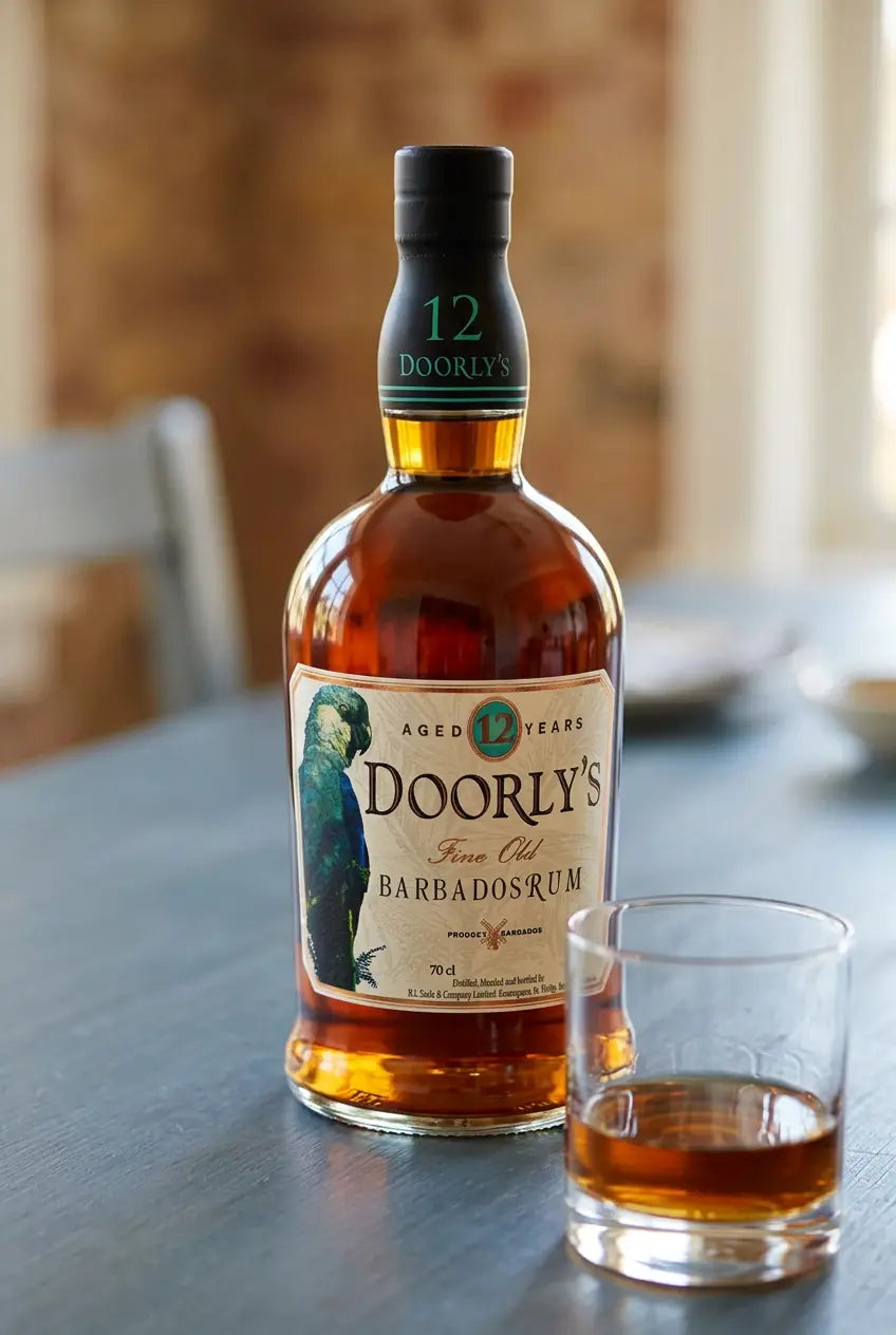 Doorly's Aged 12 Years Fine Old Barbados Rum 700mL bottle – Foursquare Rum Distillery, Barbados