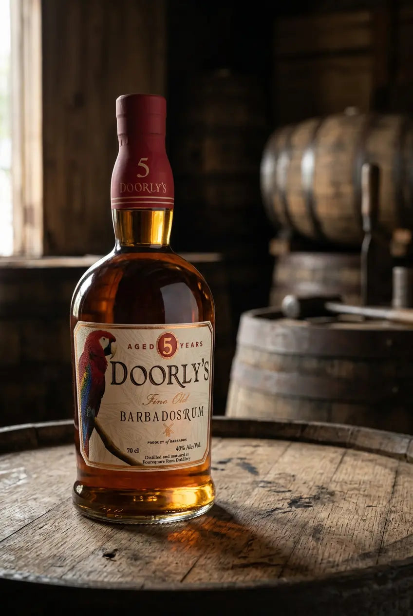 Doorly's Aged 5 Years Fine Old Barbados Rum 700mL bottle – Foursquare Rum Distillery, Barbados
