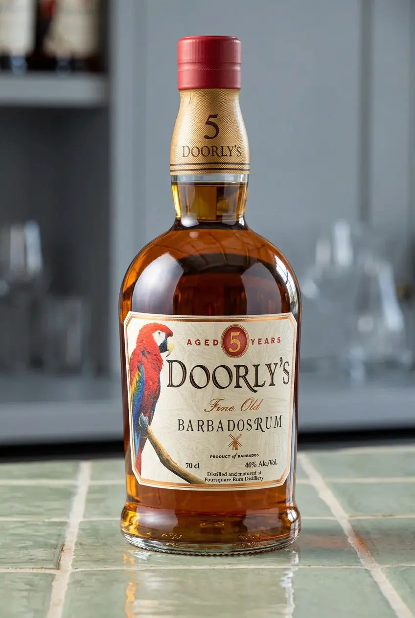 Doorly's Aged 5 Years Fine Old Barbados Rum 700mL bottle – Foursquare Rum Distillery, Barbados
